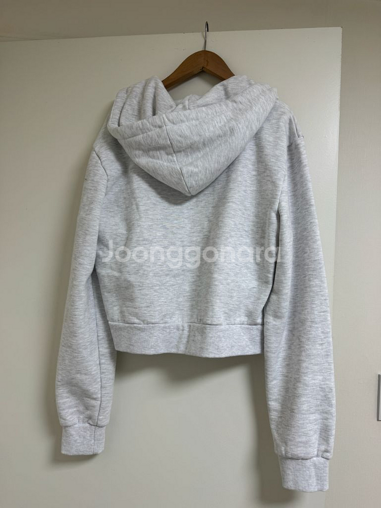 글로니 G CROP ZIP UP (GRAY)--2