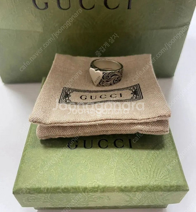 구찌 반지 실버 18호 gucci--0