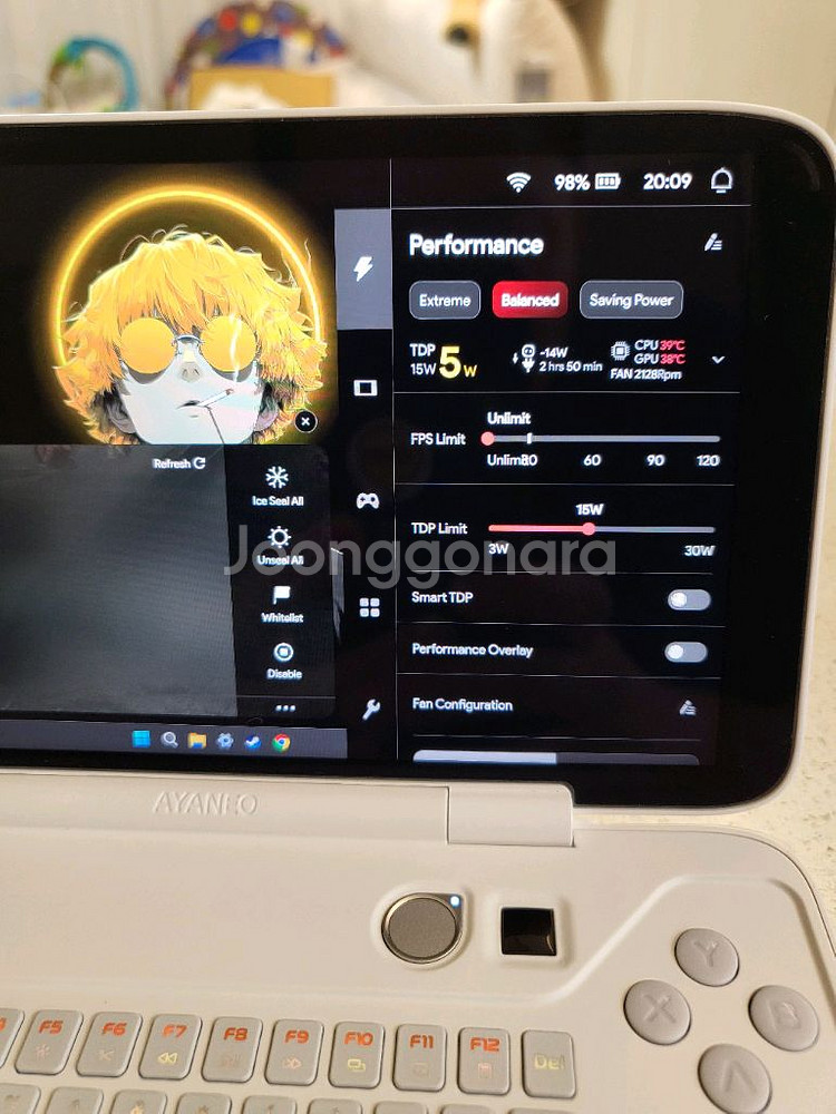 아야네오플립KB / 화이트 / 32G / 2T 팝니다.--5