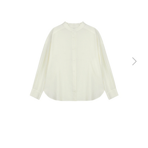 PVCS 루즈핏 스탠드 카라 셔츠