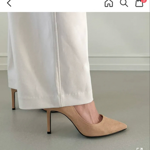 사뿐 스웨이드 스틸레토 힐 240
