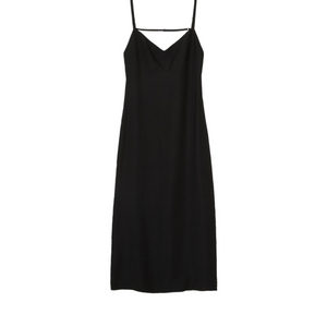 PVCS 백 포인트 슬리브리스 원피스