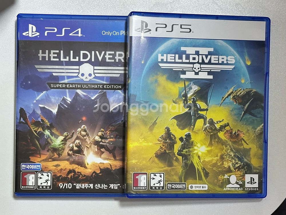 플스게임 헬다이버즈 1 , 2 팝니다--0