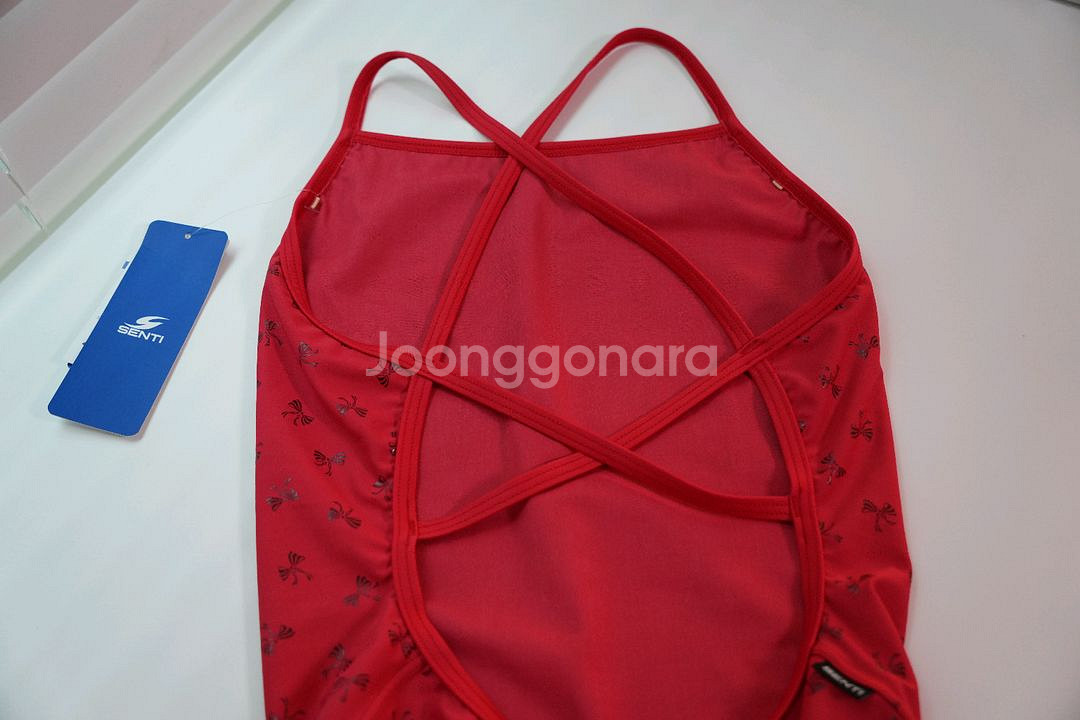 센티 여성 수영복 루루본 레드 세미컷 XL--2