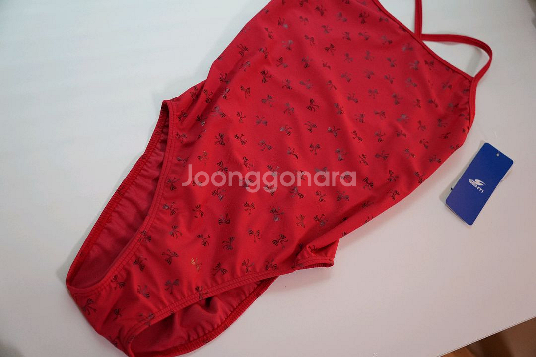 센티 여성 수영복 루루본 레드 세미컷 XL--1