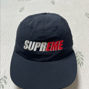 18ss 슈프림 2-tone 나일론6패널 볼캡 블랙