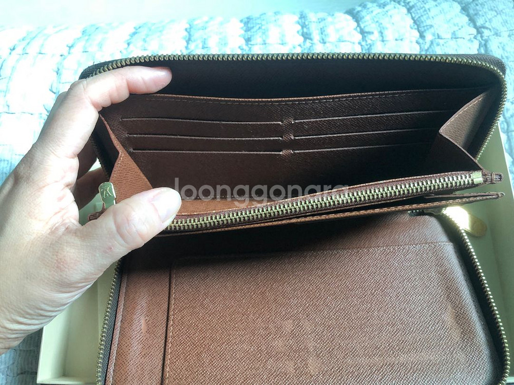 루이비통 지피 오거나이저 모노그램 장지갑--4