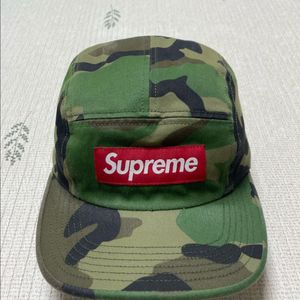 16SS 슈프림 워시드 치노 트윌 캠프캡 카모