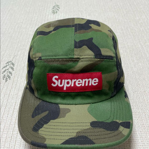 16SS 슈프림 워시드 치노 트윌 캠프캡 카모