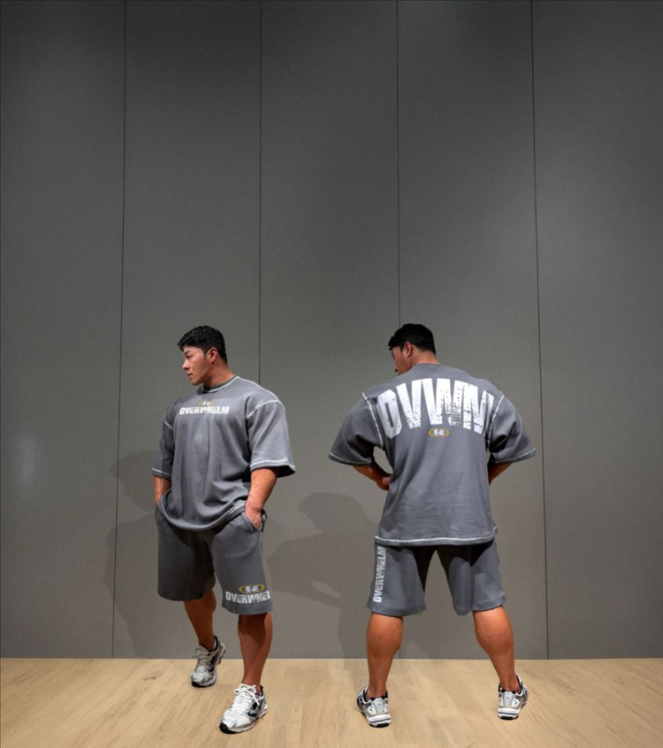 압도 와플 오버핏 신상 세트 새상품 판매--1