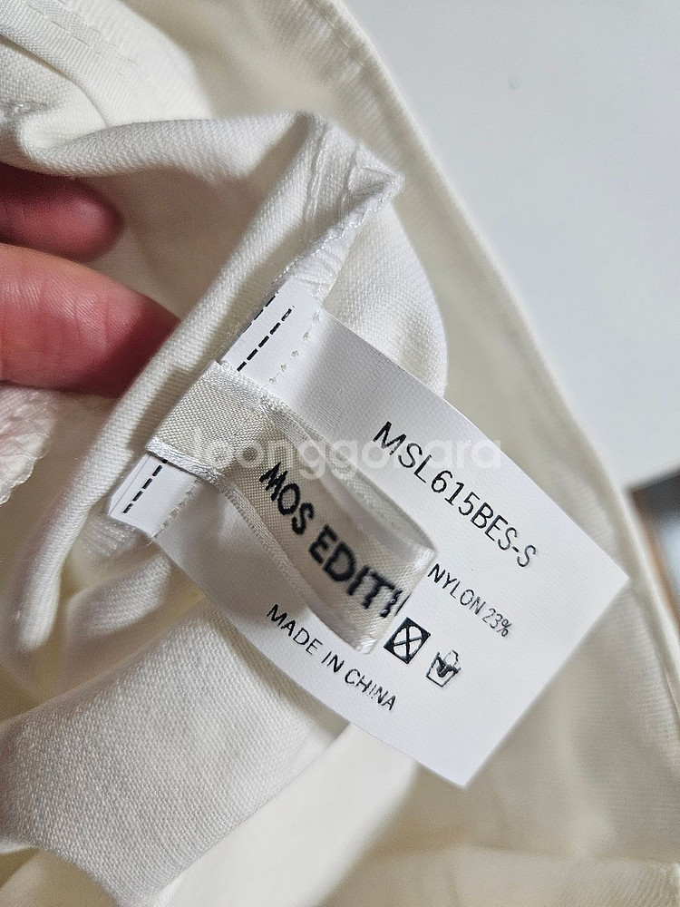 모스에디션 화이트진 통자스타일 m 새제품--2