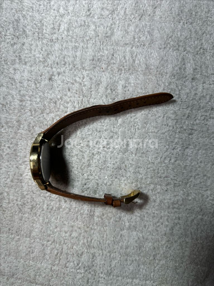 닥스 DG-892 골드톤 로마 인덱스 빈티지 쿼츠 시계--4