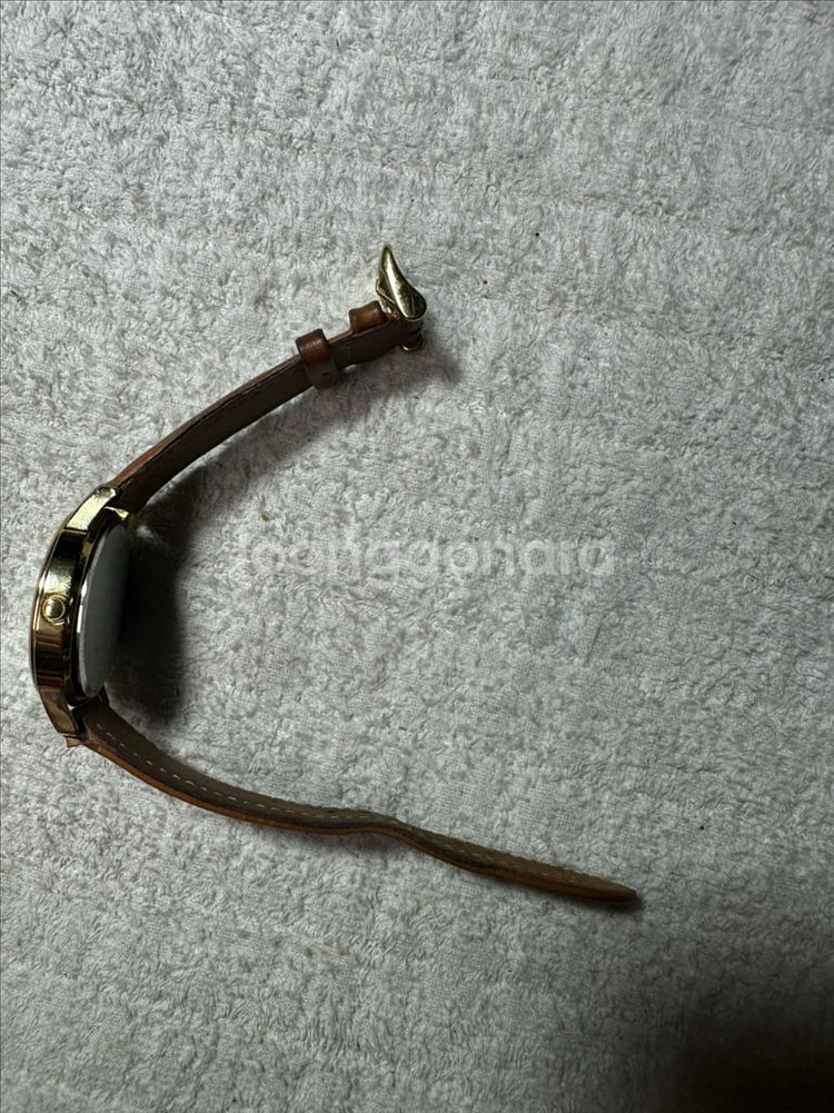 닥스 DG-892 골드톤 로마 인덱스 빈티지 쿼츠 시계--3