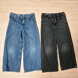 자라 ZARA 중청,흑청 데닝 8,9Y