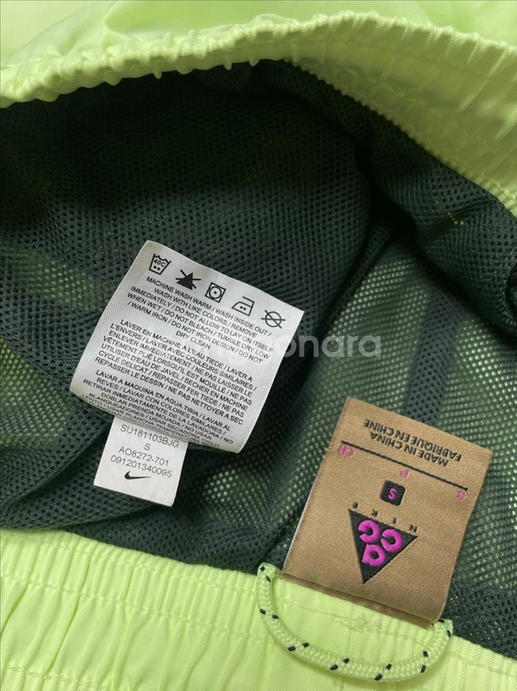 [S] 나이키 acg 우븐쇼츠 그린--3