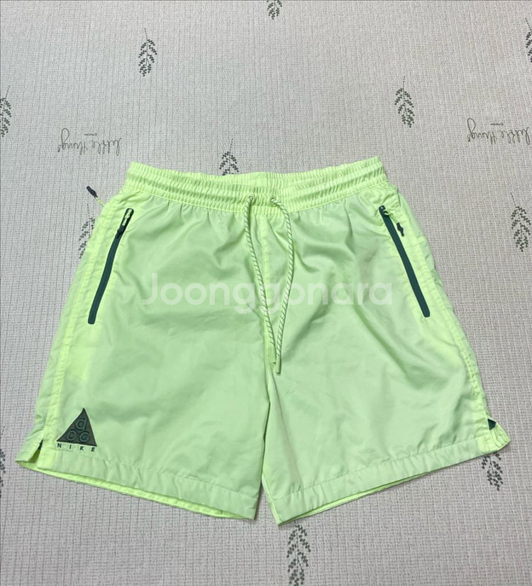 [S] 나이키 acg 우븐쇼츠 그린--0