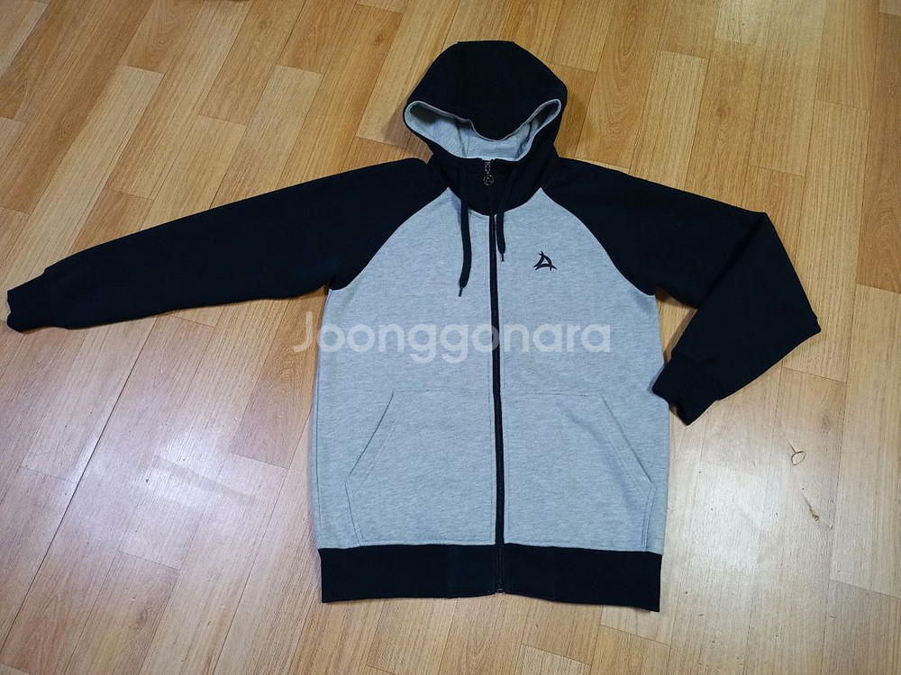 메가폰 기모 후드 집업자켓--0