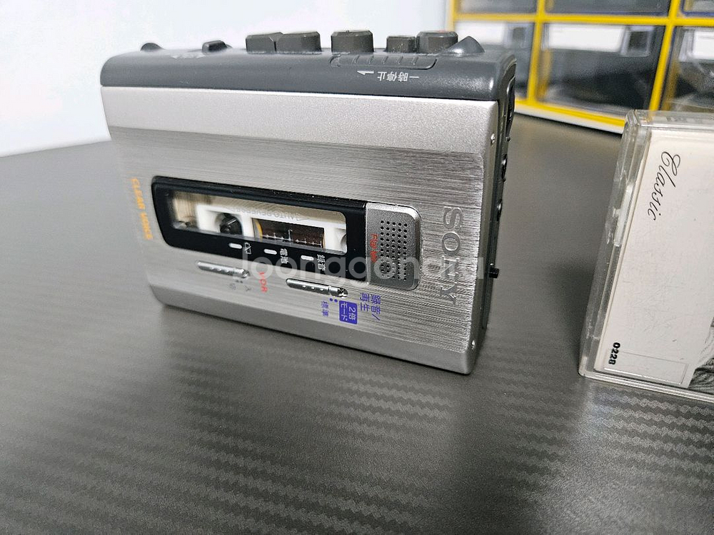 소니 tcm 500 카세트 플레이어--0