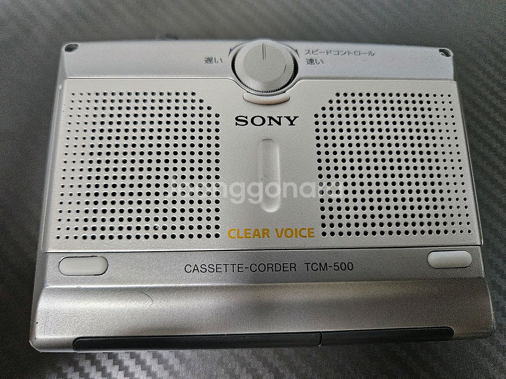소니 tcm 500 카세트 플레이어--2