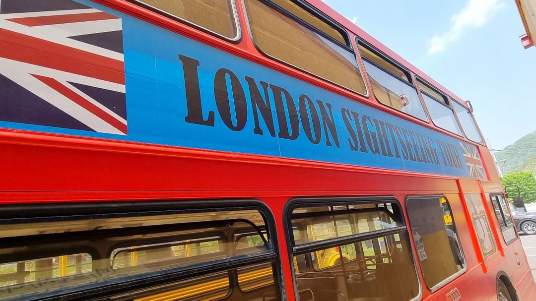 영국 런던 수입이층버스(중고버스) 카페용 전시용--2