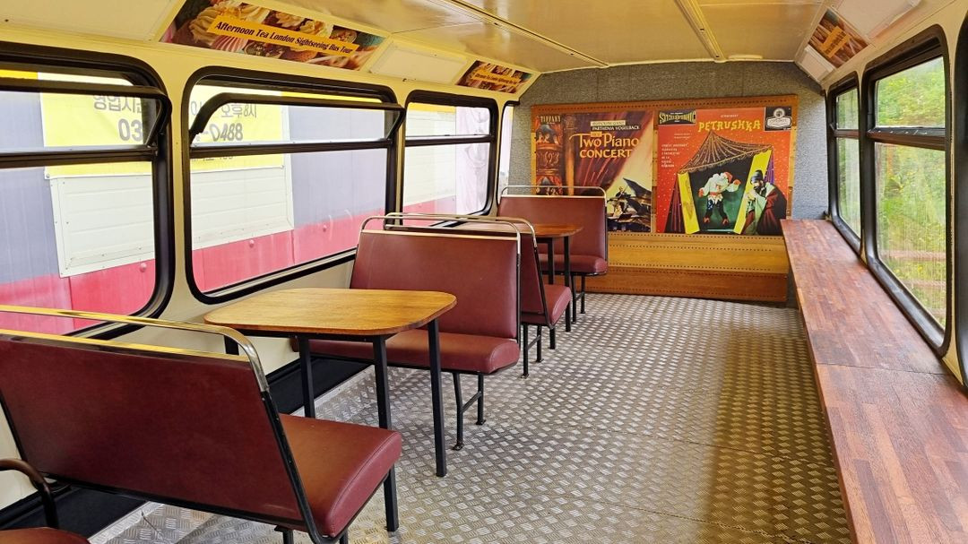 영국 런던 수입이층버스(중고버스) 카페용 전시용--4