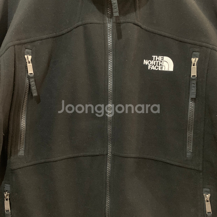 L 노스페이스 윈드스토퍼 블랙 후리스 집업 자켓--2