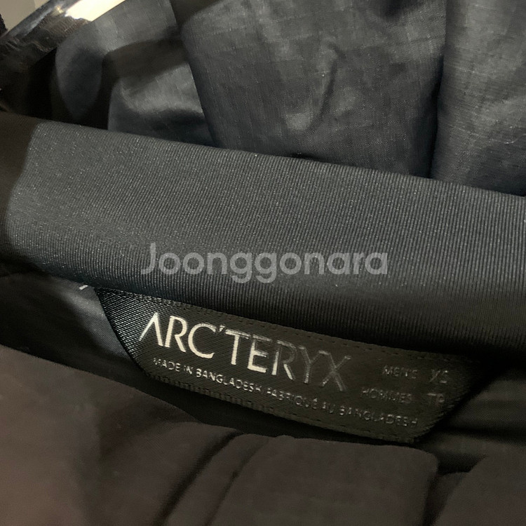 XS 아크테릭스 구형 아톰 AR 후디 패딩 자켓--5
