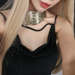 5만원 베르사체 h&m 그레카 목걸이 금장 명품 정품