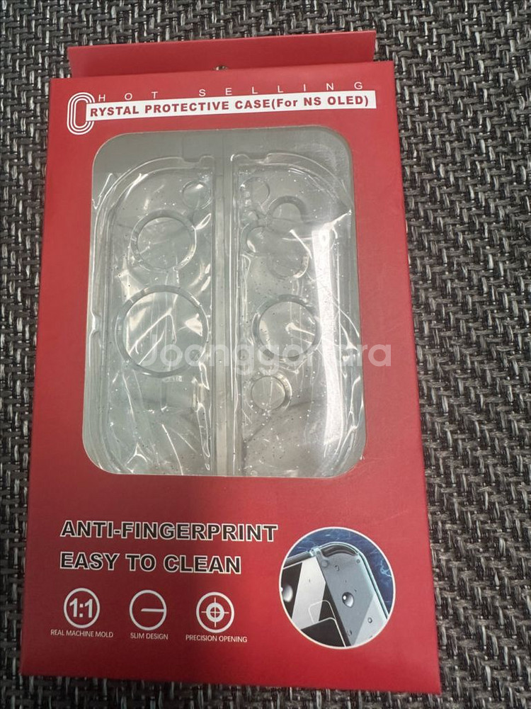 닌텐도 스위치 oled버전 반짝이 투명케이스 새제품--0