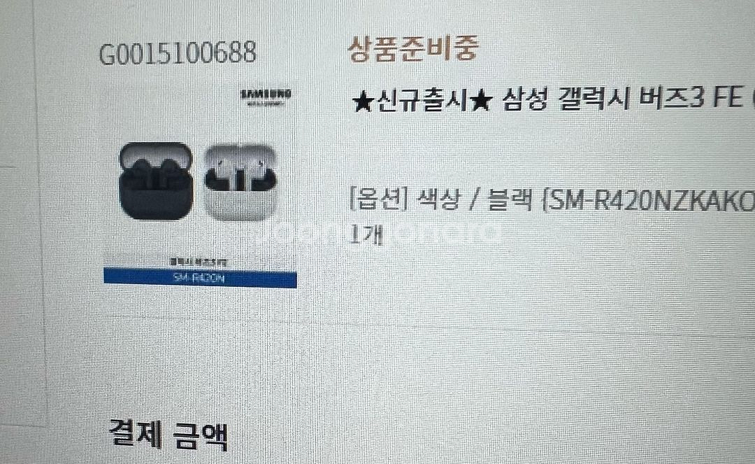 삼성 갤럭시 버즈3 FE [블랙]--1
