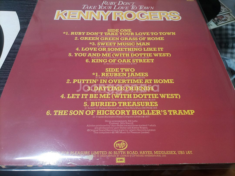 케니 로저스의 Ruby Dont Take Your Lo--1