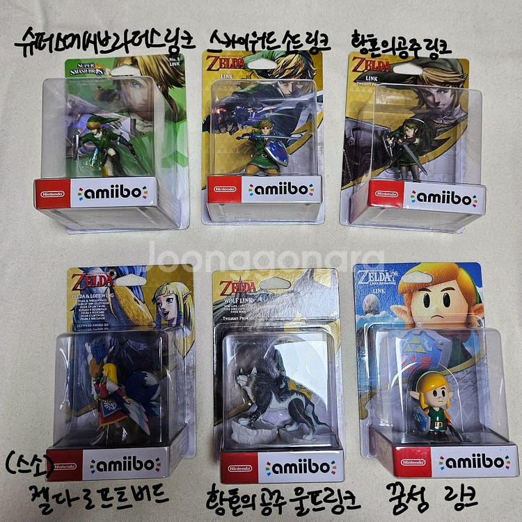 미개봉) 닌텐도 젤다의전설 아미보 일괄 판매--3