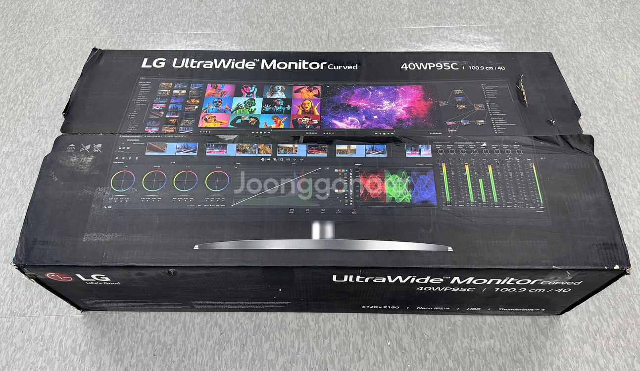 LG 울트라와이드 40WP95C 40인치 커브드 모니터--6