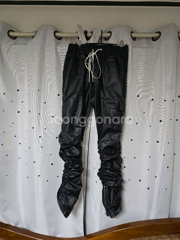 X--SACKY 엑스사키 셔링 곱창코팅진--4