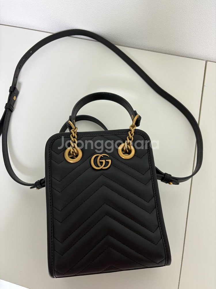 구찌 마몬트 마틀라쎄 미니백--1