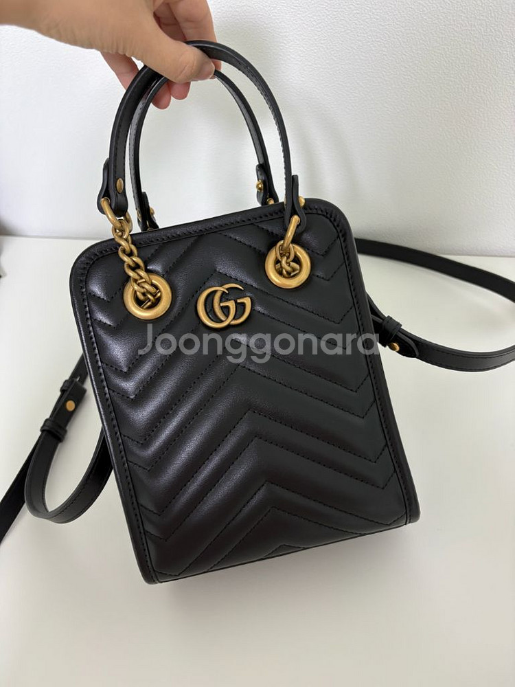 구찌 마몬트 마틀라쎄 미니백--0