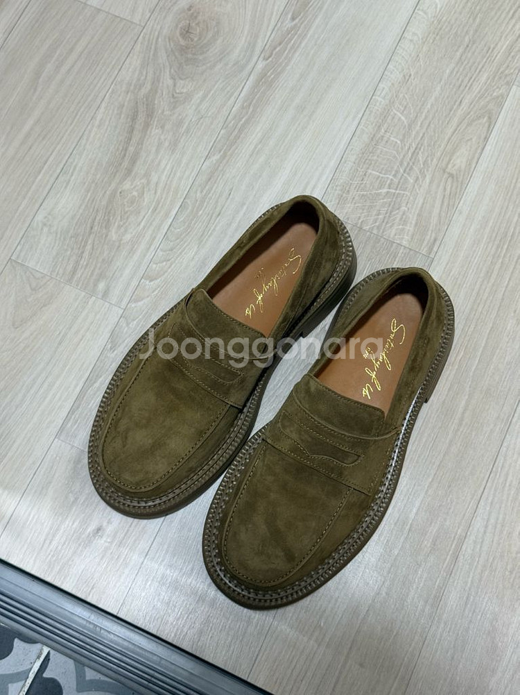 에스티유 스웨이드 페니 로퍼 베이지 40사이즈--2