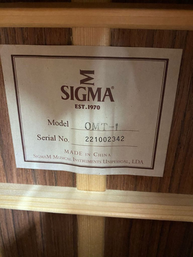 시그마 OMT-1 탑솔리드 기타--4