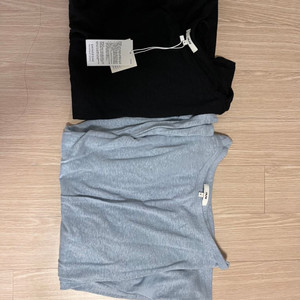 자주 티셔츠 린넨 칠부티셔츠(새상품)