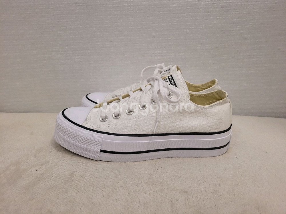 컨버스 척테일러 올스타 리프트 흰색 240mm--0