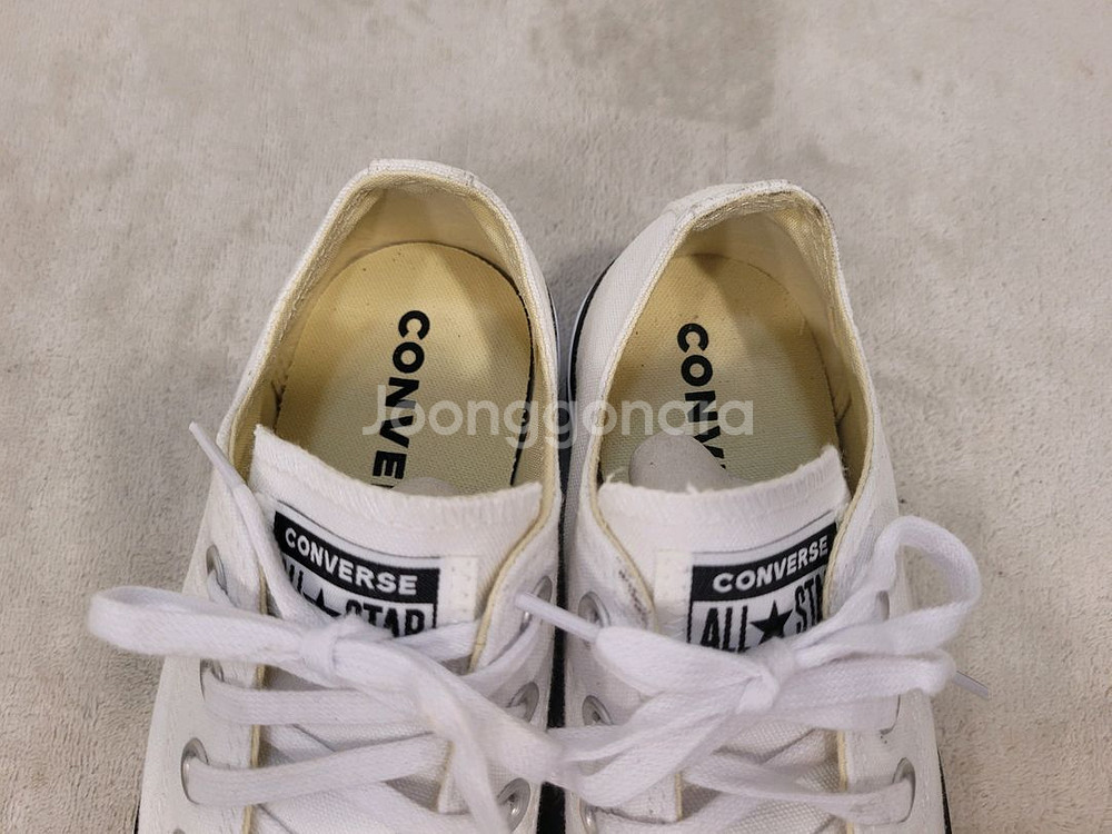 컨버스 척테일러 올스타 리프트 흰색 240mm--5