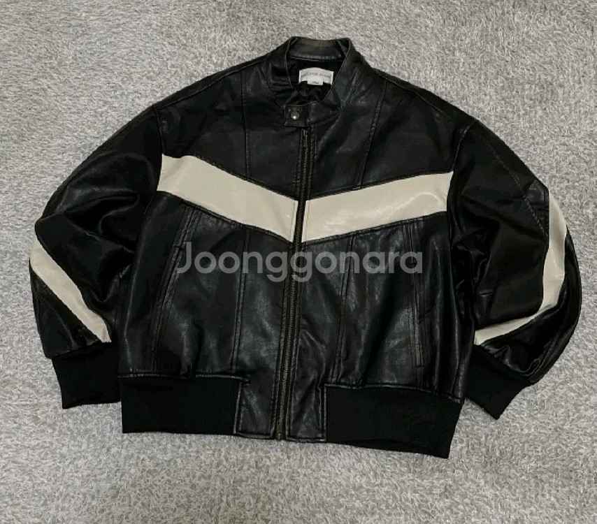 라퍼지스토어 바이커 레더자켓--0
