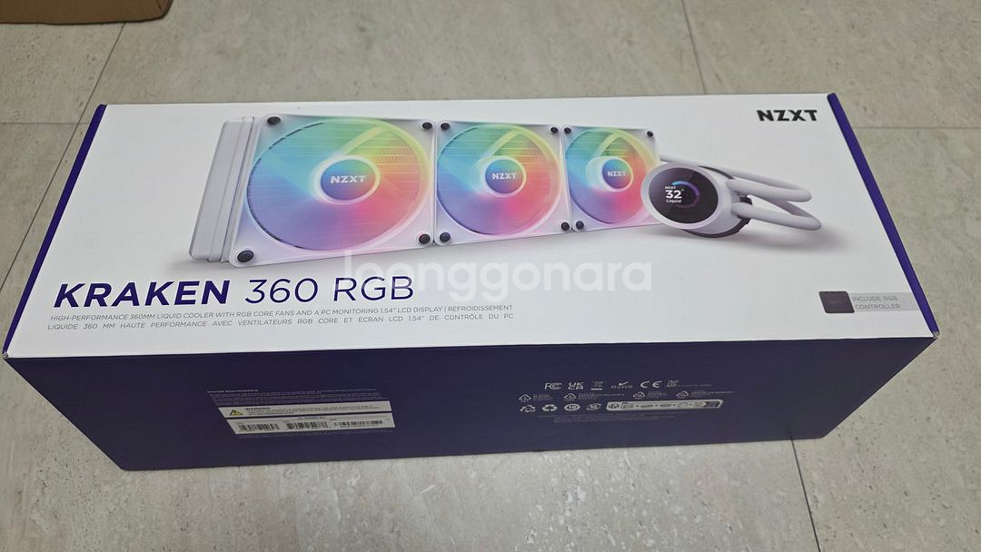 NZXT 크라켄 360 RGB 흰색--0