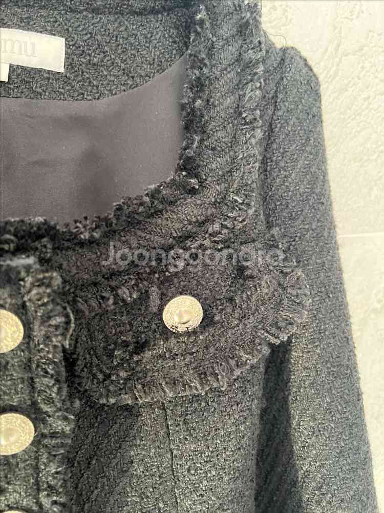 모디무드 트위드자켓 크롭자켓--5