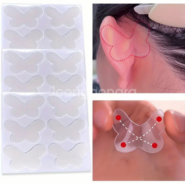 동안얼굴 누운귀 리프팅 스티커 60매--1