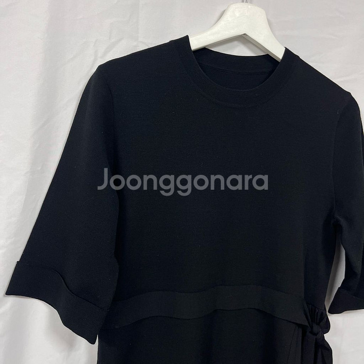 빈폴레이디스 플리츠 믹스 니트 원피스--2