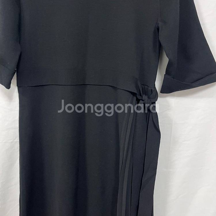 빈폴레이디스 플리츠 믹스 니트 원피스--3