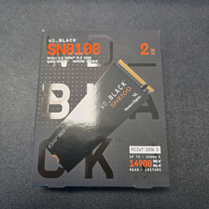 WD SN8100 Gen5 2TB SSD 미개봉