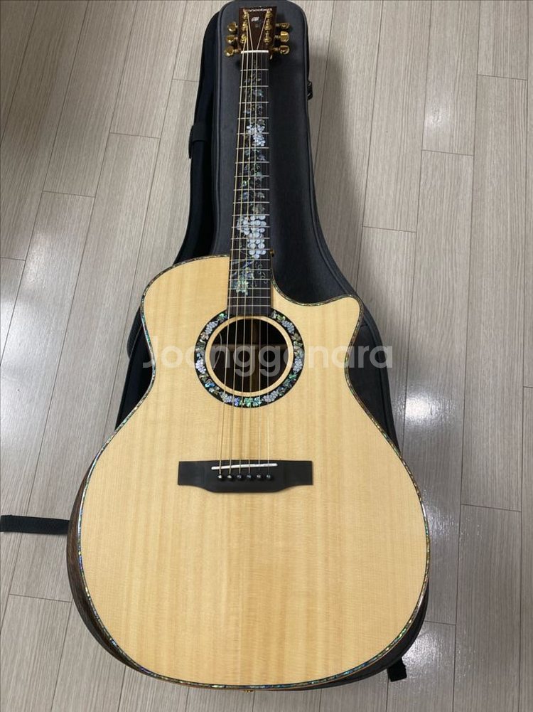카누벨 고급 수제 기타 KGE-2500 장인수제 제조--4