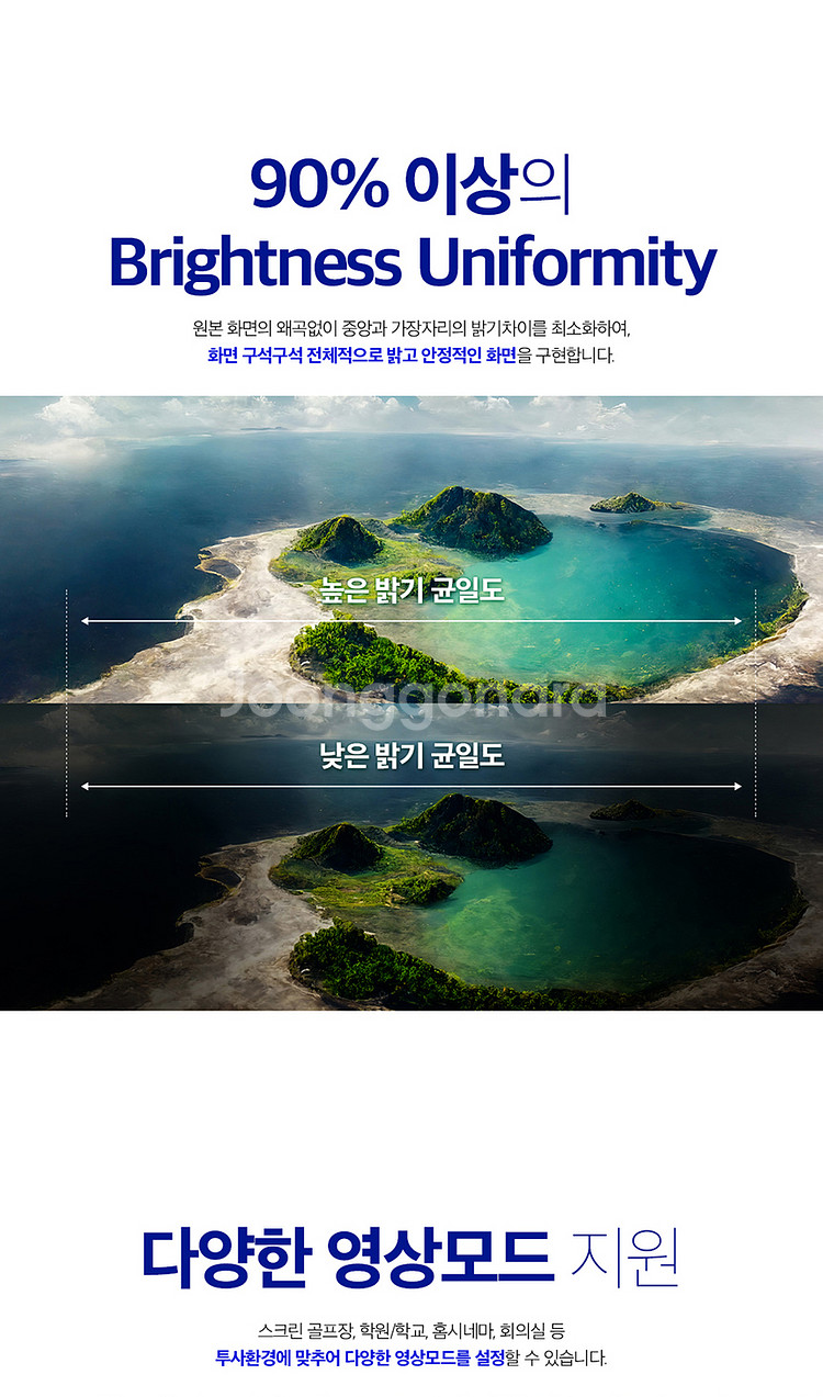 이펀 8000안시 WUXGA 레이저 중고빔프로젝터--3